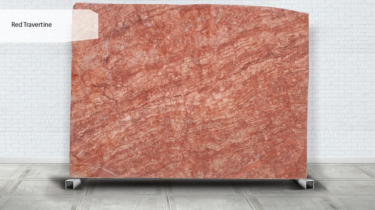 Scalla Naturale Red Travertine в інтер'єрі