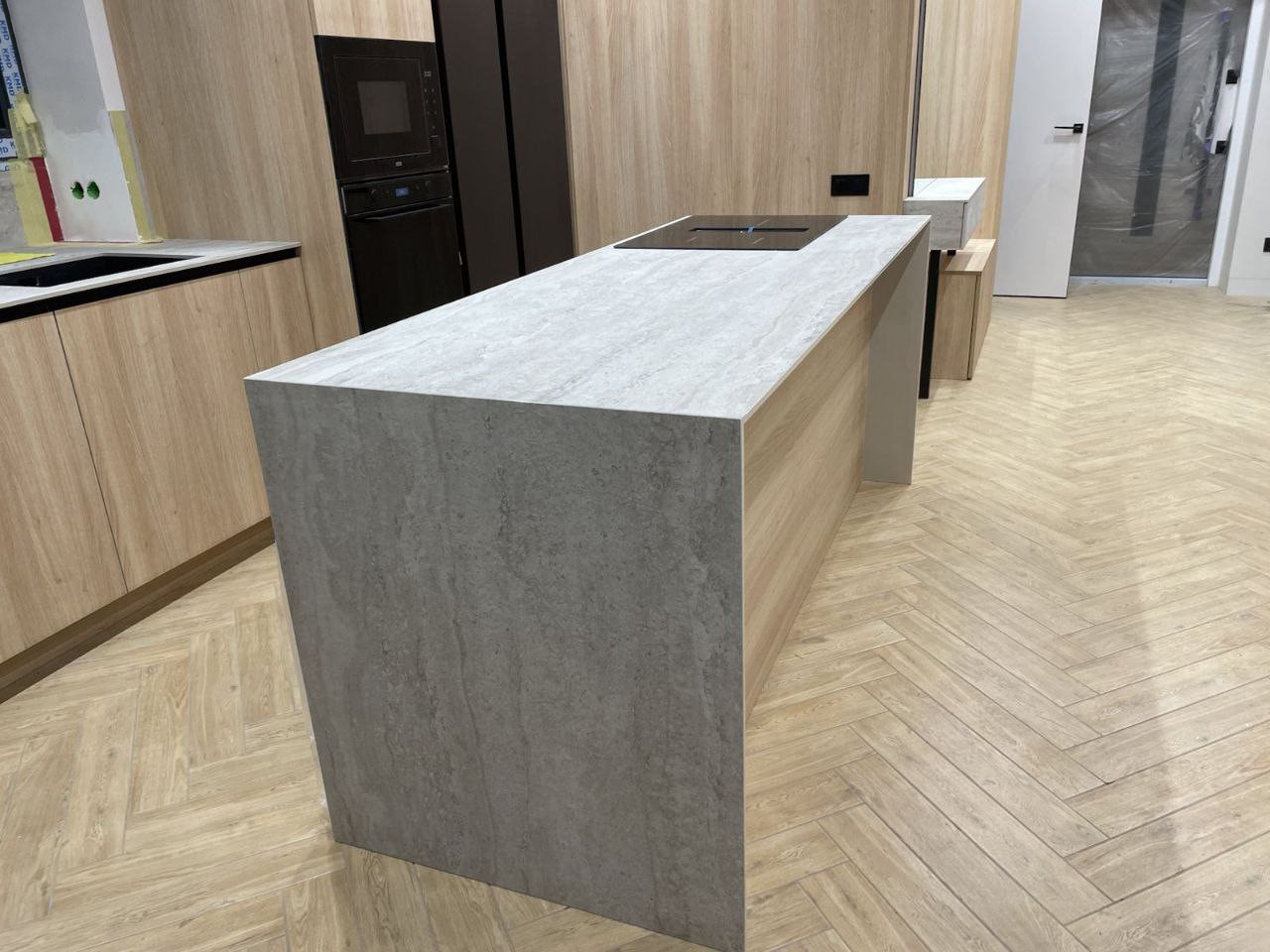 Кухня Keralini Travertino Stone Beige Structured