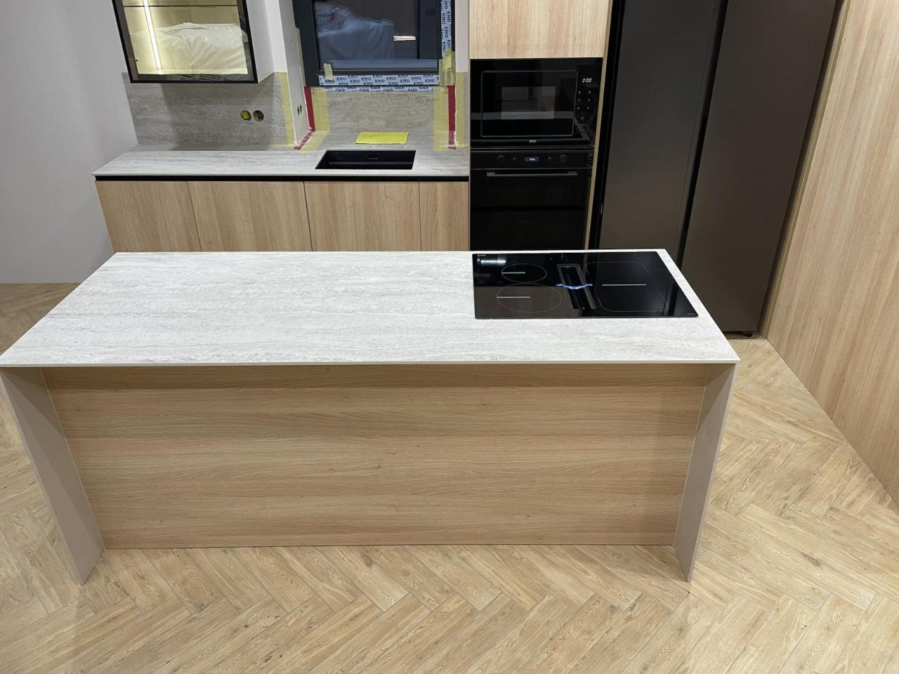 Кухня Keralini Travertino Stone Beige Structured