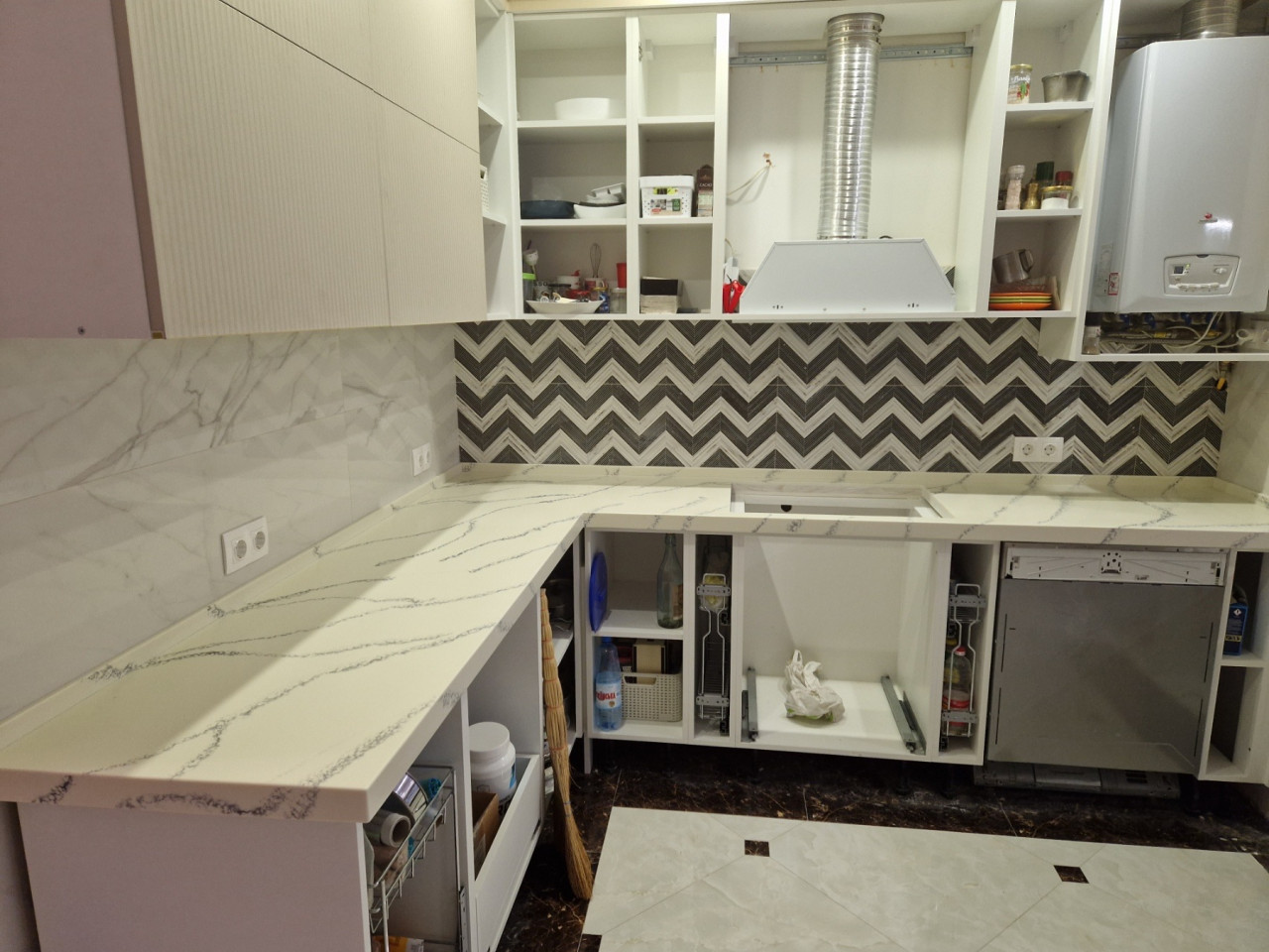 Кухня NEOMARM NM 203 Calacatta Vaniglia
