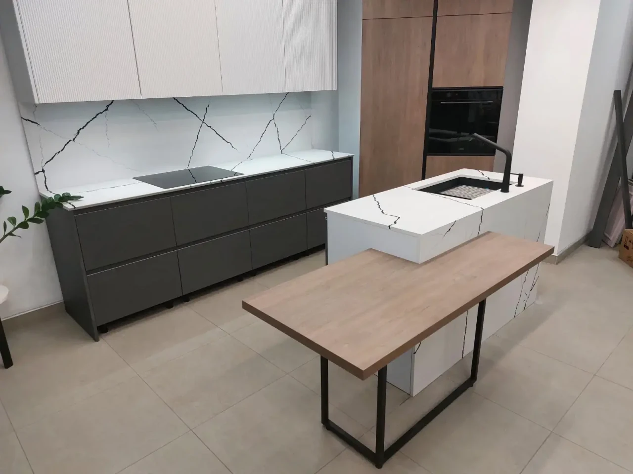 Кухня Tisoro Q840 White Misterio