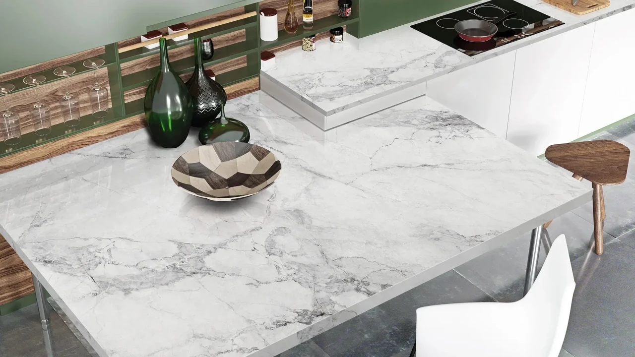 Avant Quartz 5710 Calacatta Normandie в інтер'єрі