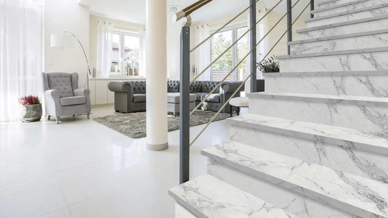 Avant Quartz 5710 Calacatta Normandie в інтер'єрі