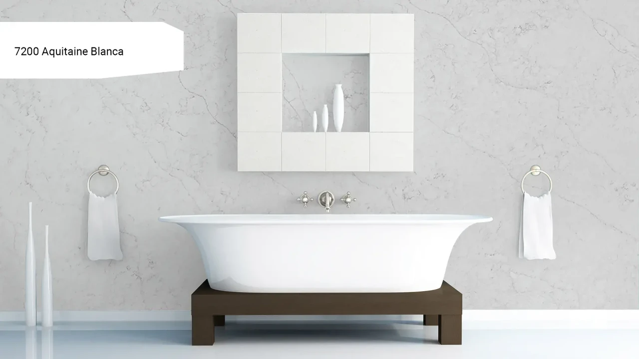 Avant Quartz 7200 Aquitaine Blanca в інтер'єрі