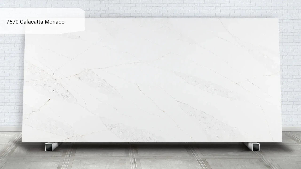 Avant Quartz 7570 Calacatta Monaco в інтер'єрі