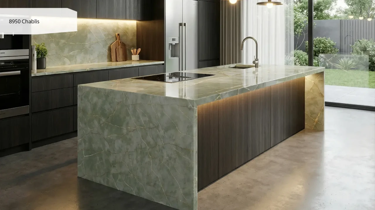 Avant Quartz 8950 Chablis в інтер'єрі