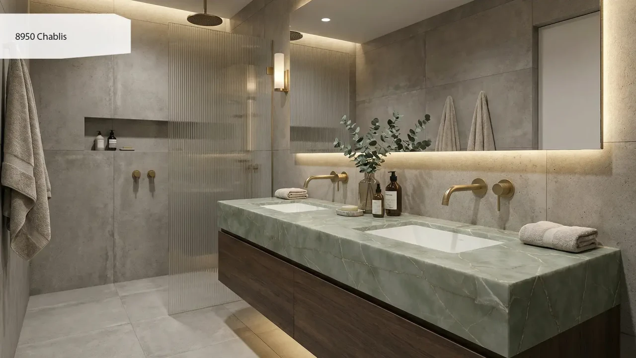 Avant Quartz 8950 Chablis в інтер'єрі