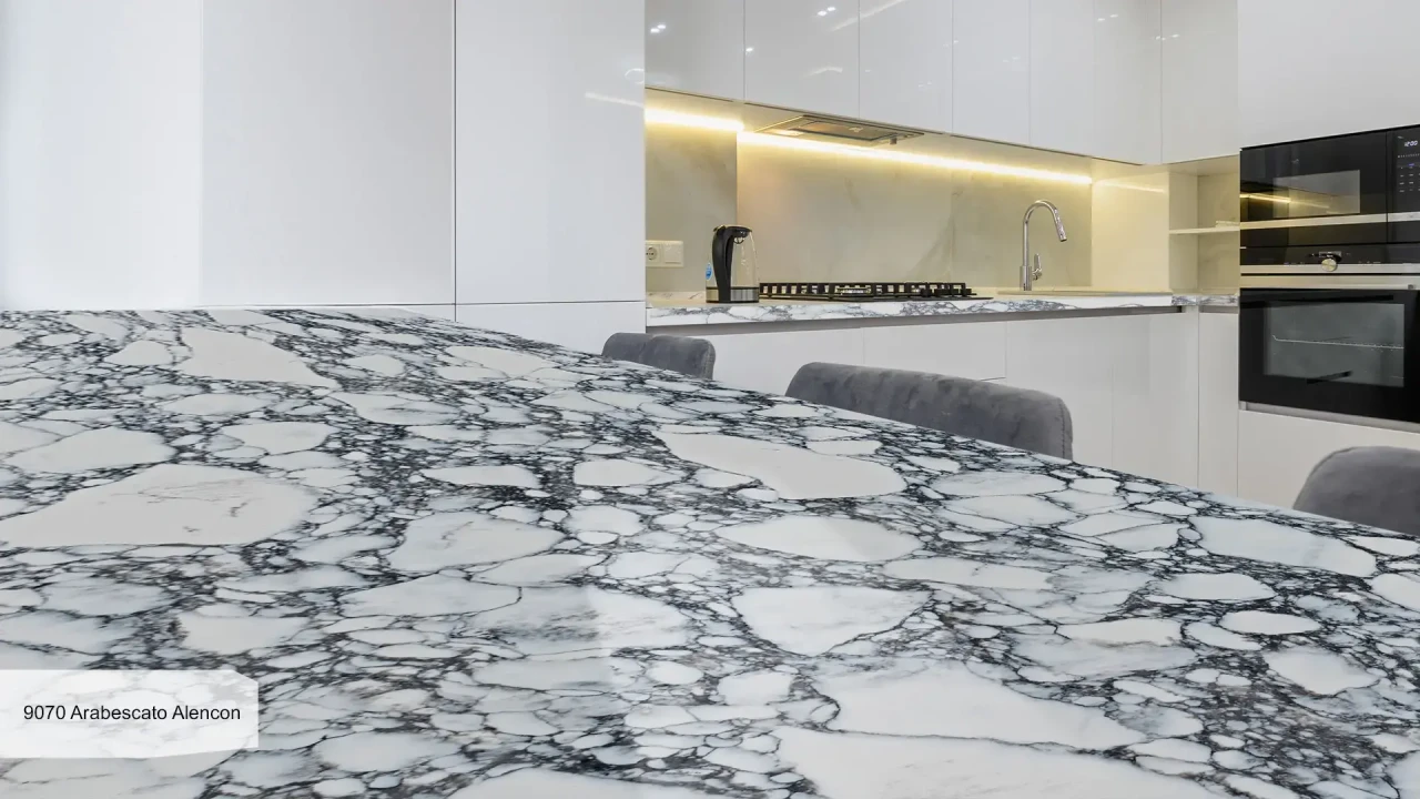 Avant Quartz 9070 Arabescato Alencon в інтер'єрі