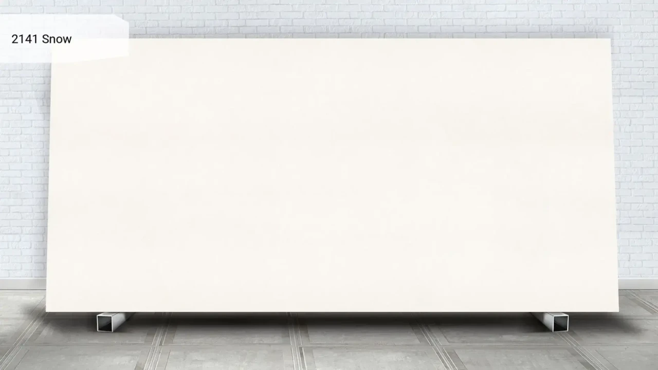 Caesarstone 2141 Snow в интерьере