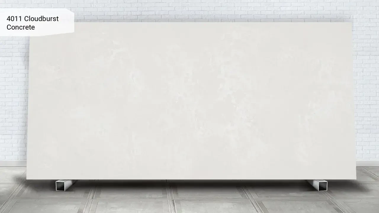 Caesarstone 4011 Cloudburst Concrete в інтер'єрі