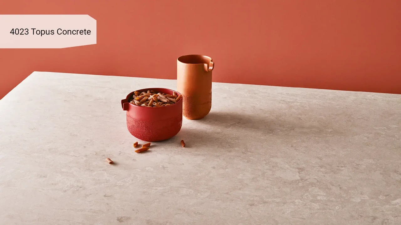 Caesarstone 4023 Topus Concrete в інтер'єрі