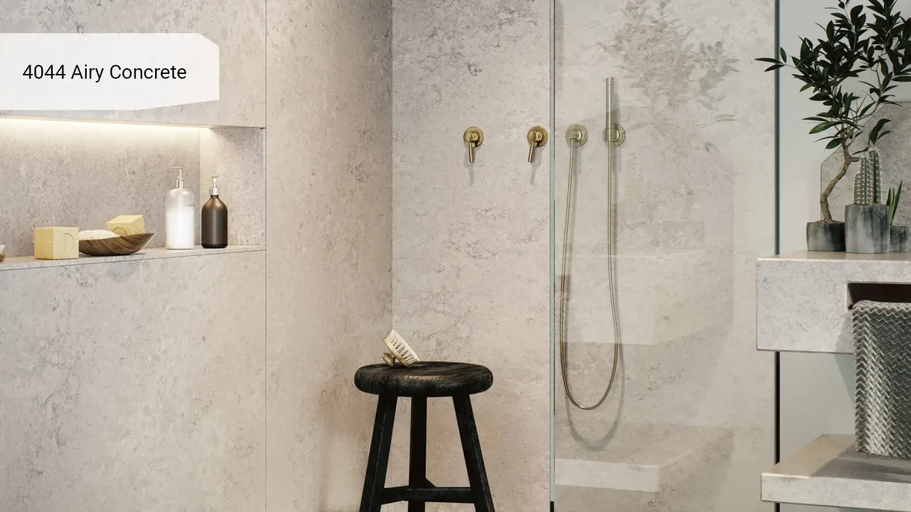 Caesarstone 4044 Airy Concrete в інтер'єрі
