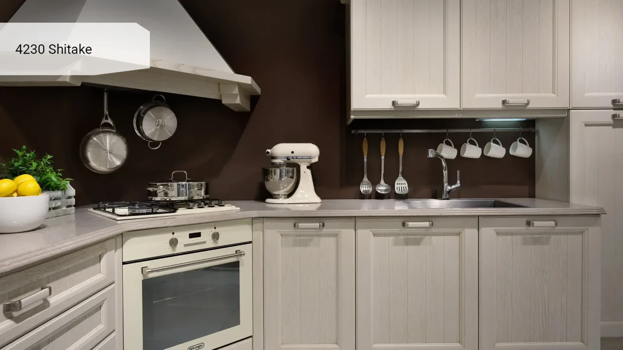 Caesarstone 4230 Shitake в інтер'єрі