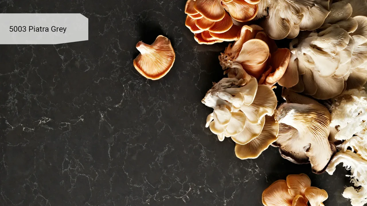 Caesarstone 5003 Piatra Grey в інтер'єрі