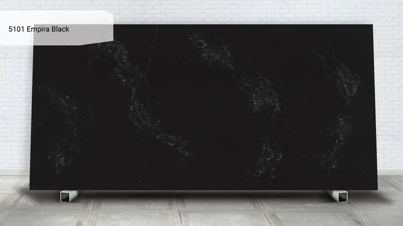 Caesarstone 5101 Empira Black в интерьере