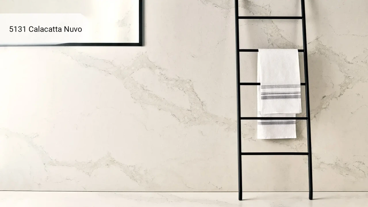 Caesarstone 5131 Calacatta Nuvo в інтер'єрі