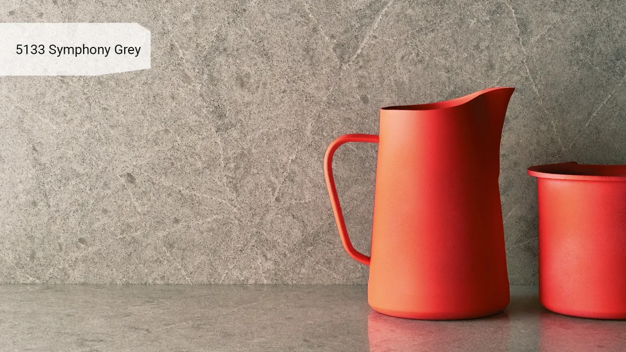 Caesarstone 5133 Symphony Grey в інтер'єрі