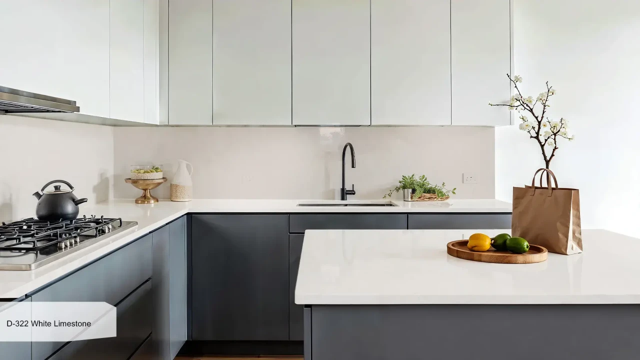 GRANDEX D-322 White Limestone в інтер'єрі