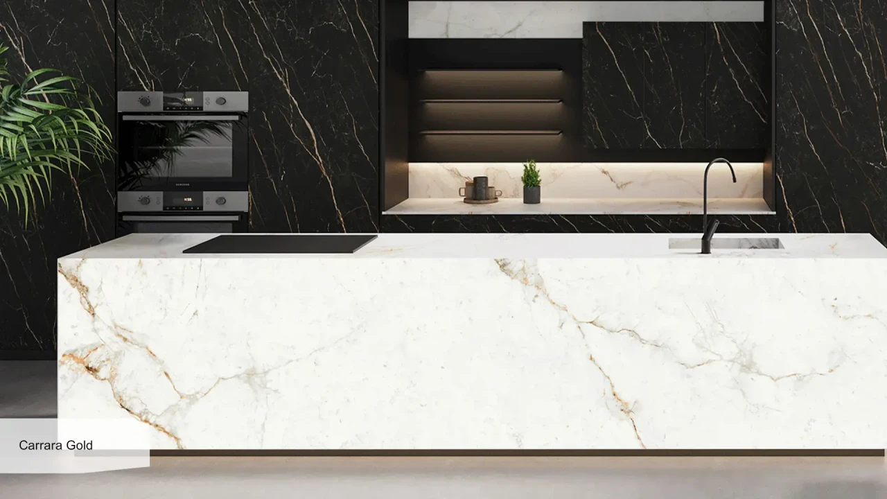 Keralini Carrara Gold в інтер'єрі