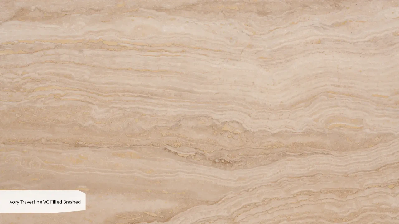 Scalla Naturale Ivory Travertine VС Filled Brushed в интерьере