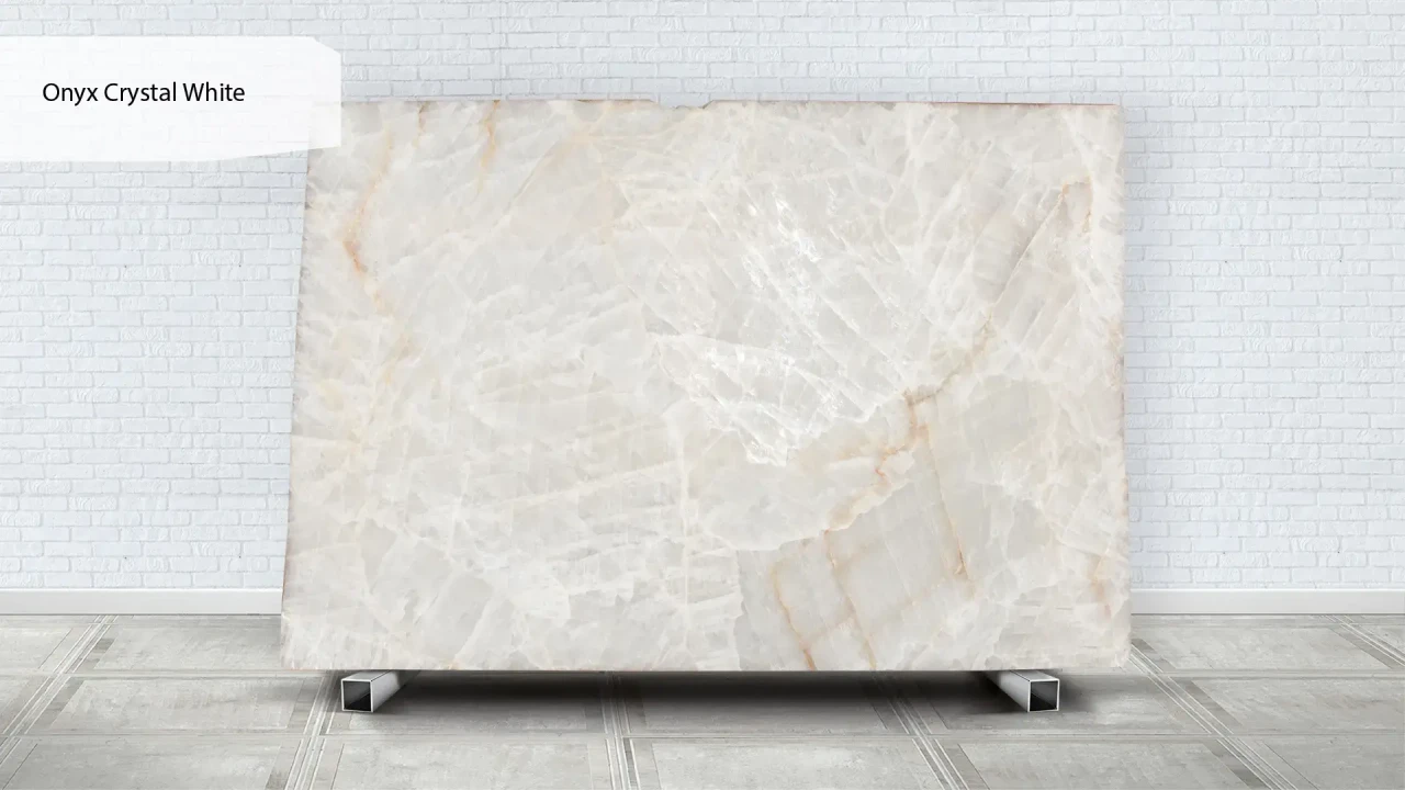 Scalla Naturale Onyx Crystal White в інтер'єрі