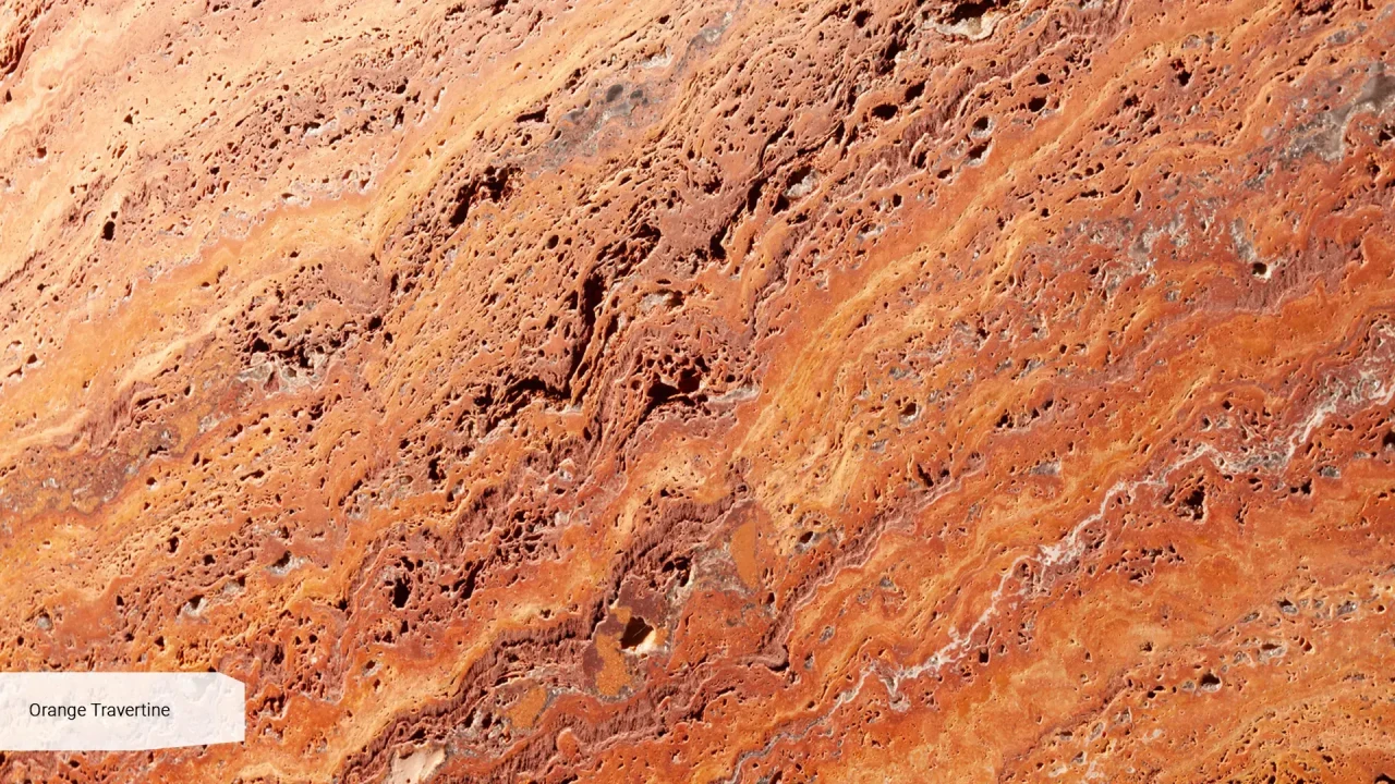 Scalla Naturale Orange Travertine незаповнений шкіра в інтер'єрі