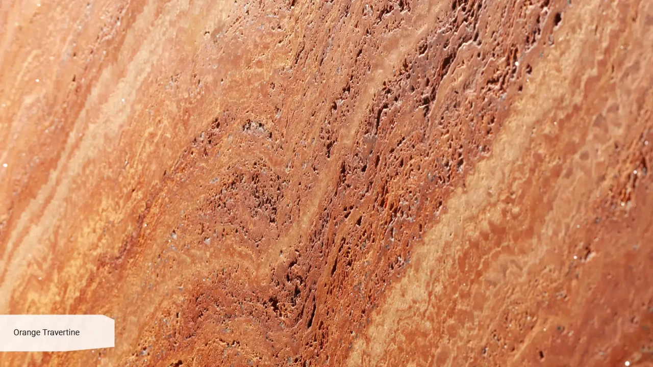 Scalla Naturale Orange Travertine незаповнений шкіра в інтер'єрі