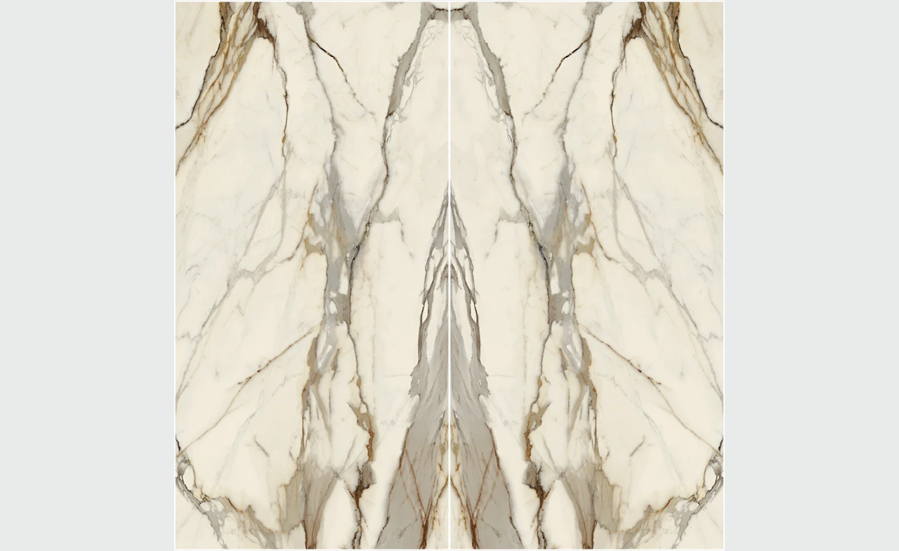 Infinito 2.0 CALACATTA MACCHIA VECCHIA POLISHED Bookmatch B 163x324 12 mm