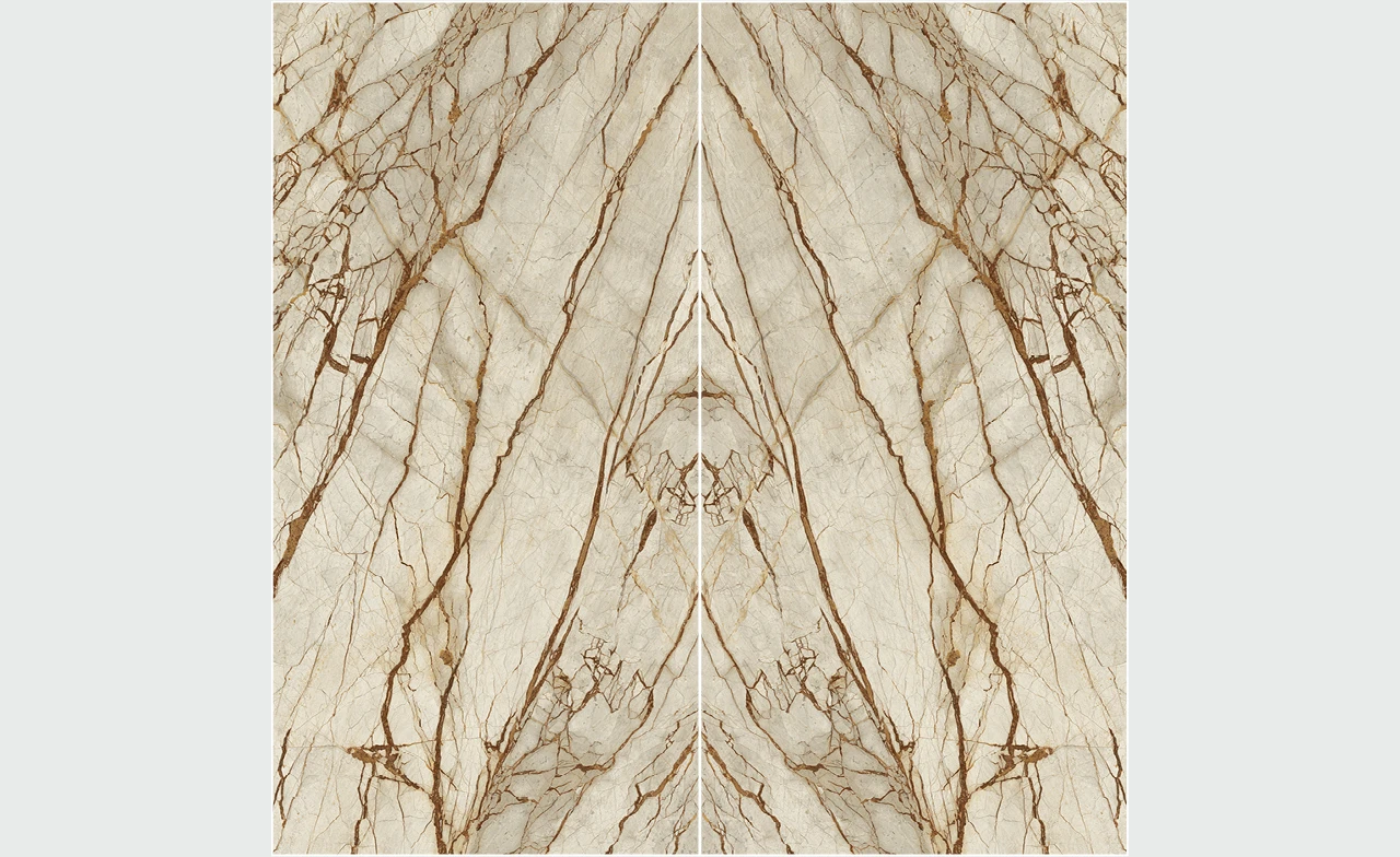 Infinito 2.0 GOLD RIVER POLISHED Bookmatch B 163x324 12 mm