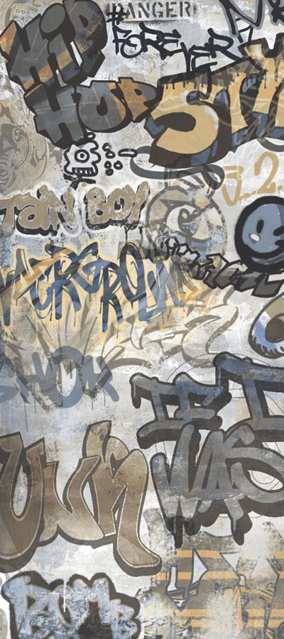 GRAFFITI GREY  CITY PLASTER 60*120 Матова 9 mm